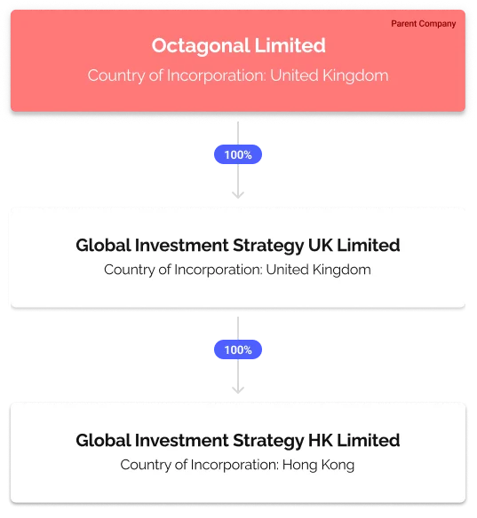 Octagonal Limited And Its Subsidiaries - Structure
